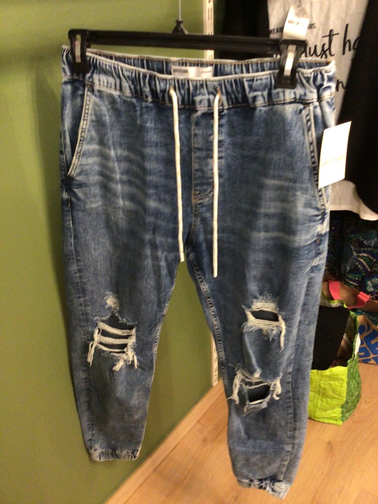 Jeans Bershka L Bleu